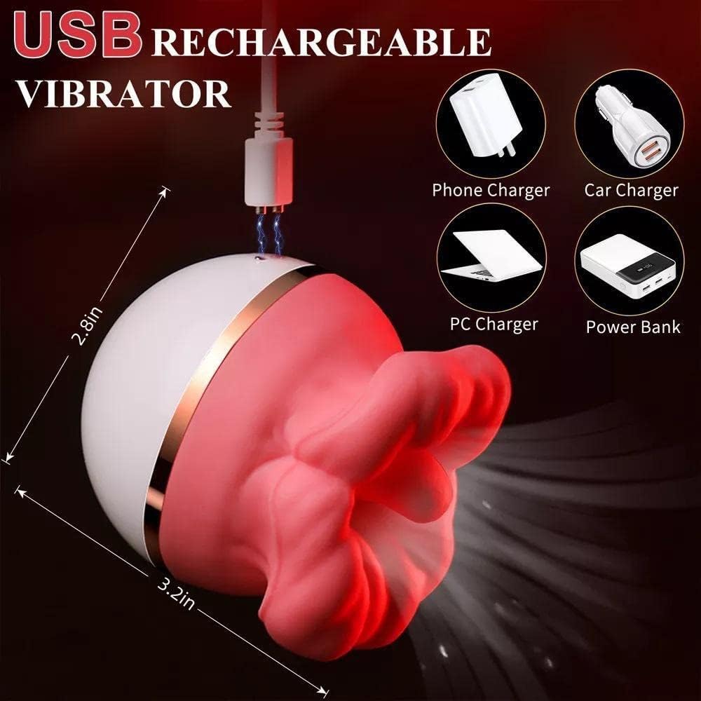 ViveKisser Big Mouth Licking Sucking Vibrator for Clitoral Stimulation