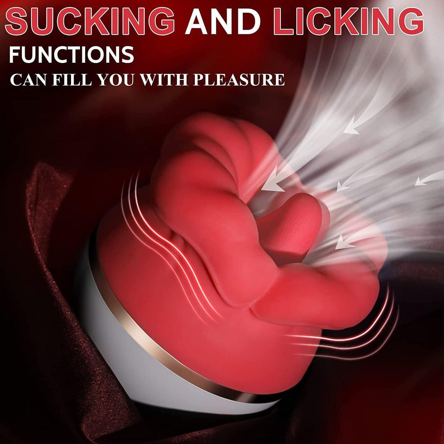 ViveKisser Big Mouth Licking Sucking Vibrator for Clitoral Stimulation